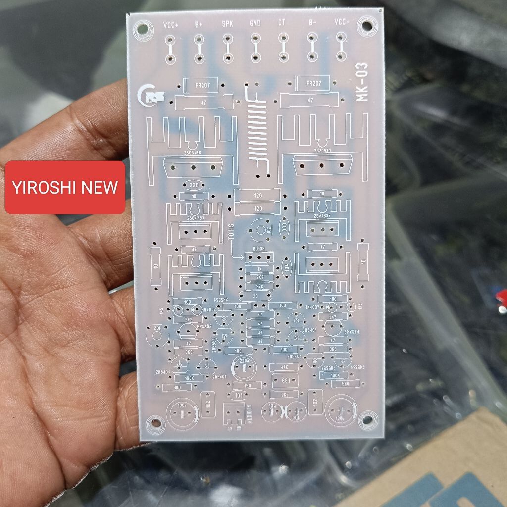 Pcb yiroshi terbaru 2026 pcb kitdriver power amplifier