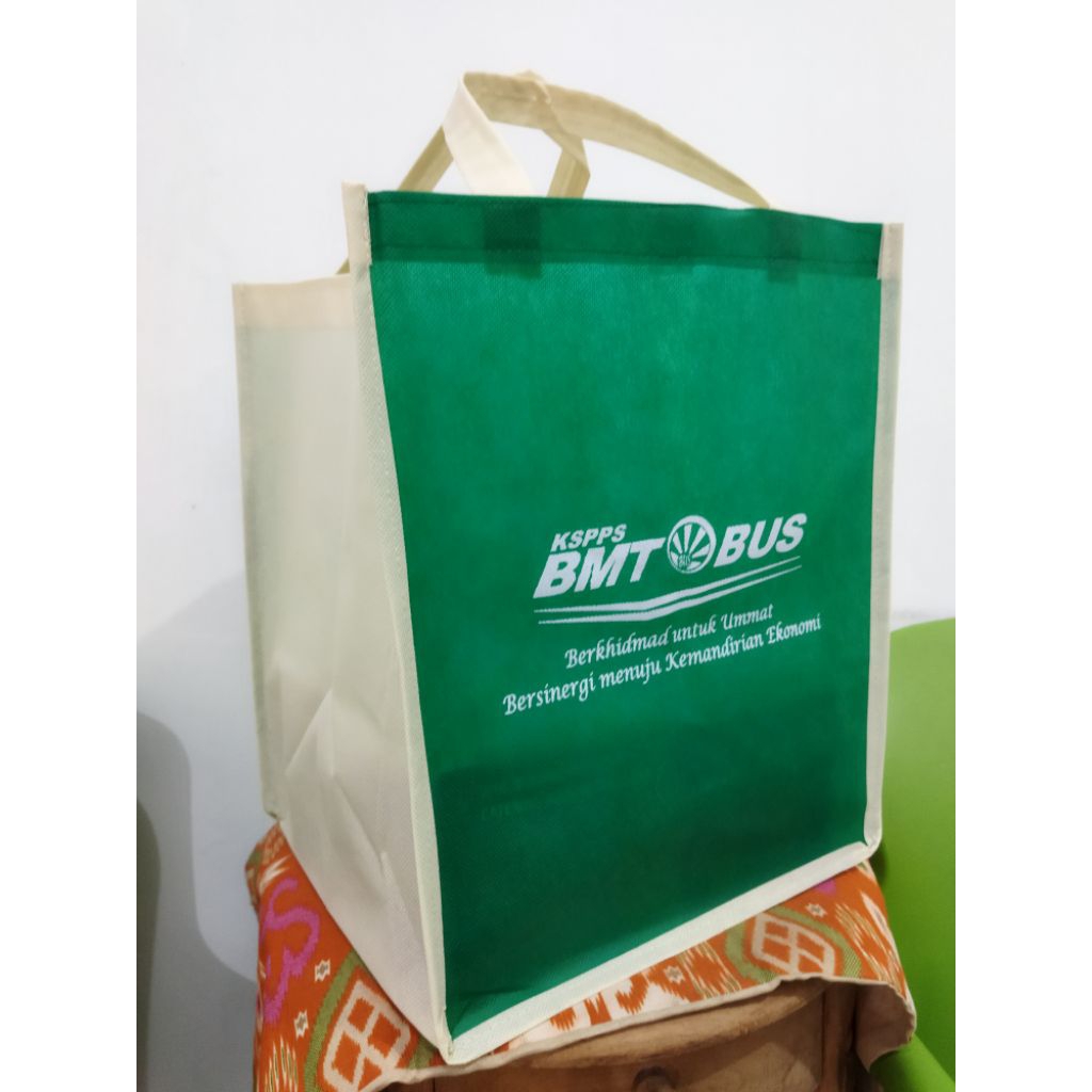 tas berkat hajatan selametan gratis sablon muat box nasi 22 x 22 cm kuat free desain sablon