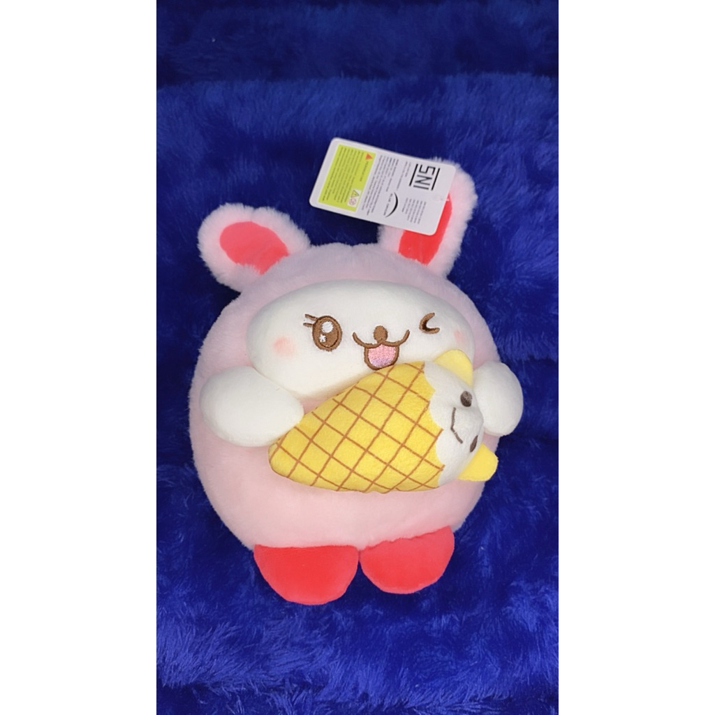 Boneka Capit OhSome/FuniFun/Holding Fish Rabbit