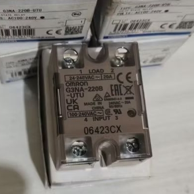 Omron G3NA-220B-UTU  Solid State Relay SSR 5-24VDC 20A Amp 24-240VAC
