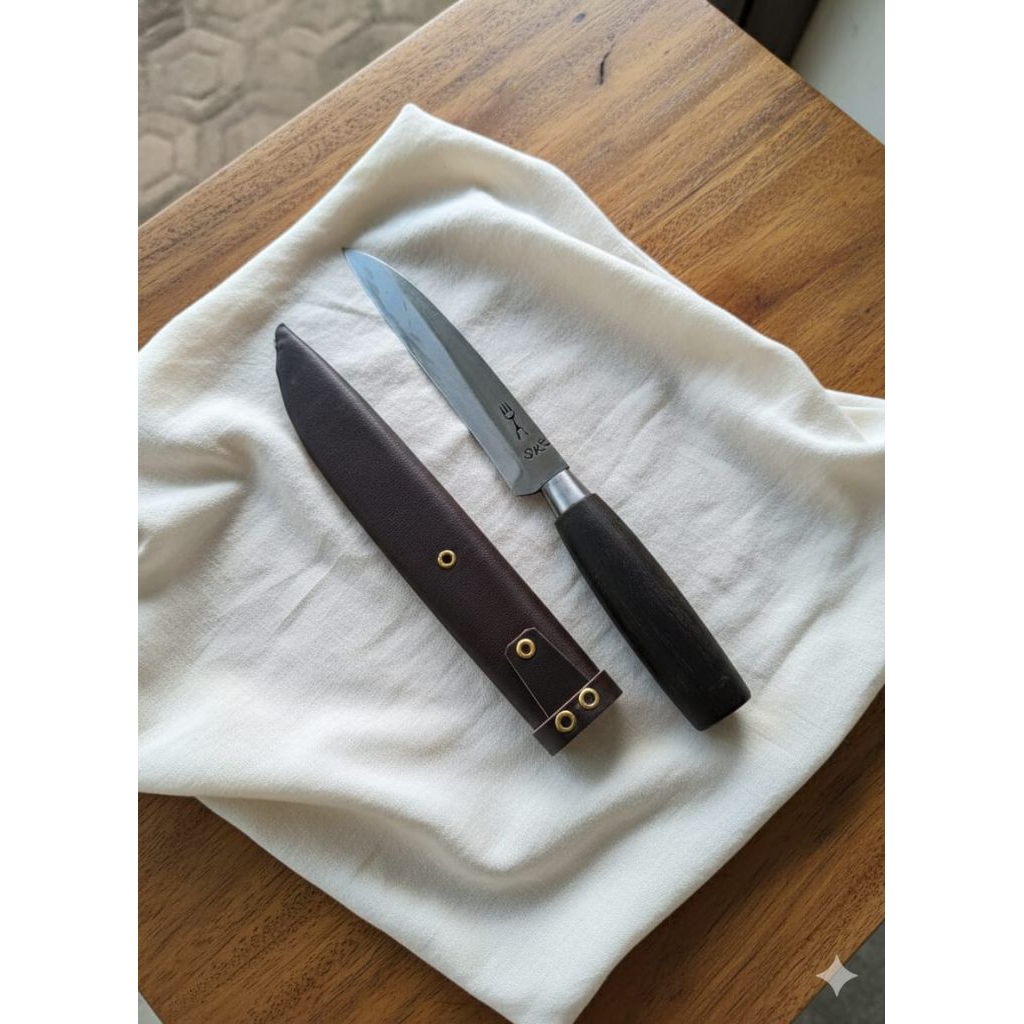 pisau daging baja hss pisau seset daging cap garpu(sks)