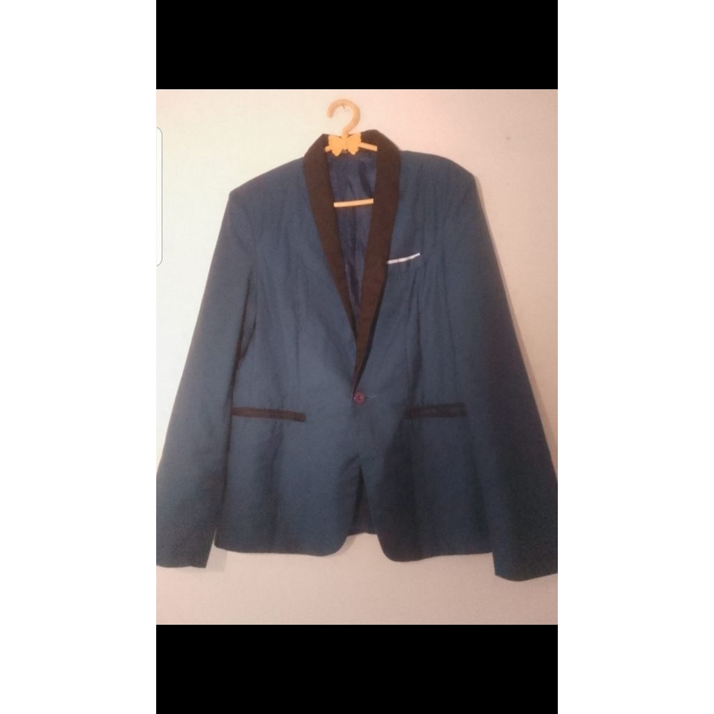 Jas Pria Biru Dongker