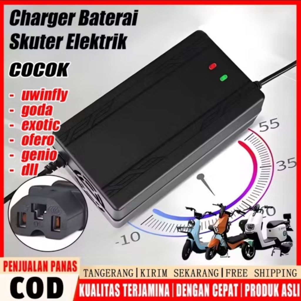 promo obral casab sepeda listrik / charger sepeda listrik 48v 12ah / charge sepeda listrik 48v-59v /