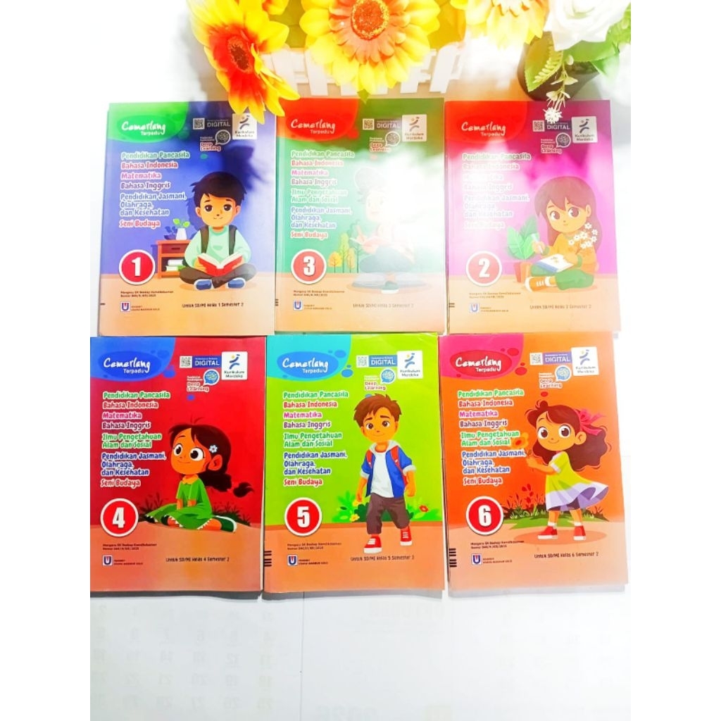 Bisa (COD) LKS Multi Mata Pelajaran kelas 1,2,3,4,5,6 Cemerlang SD/MI KURMER SMT 2