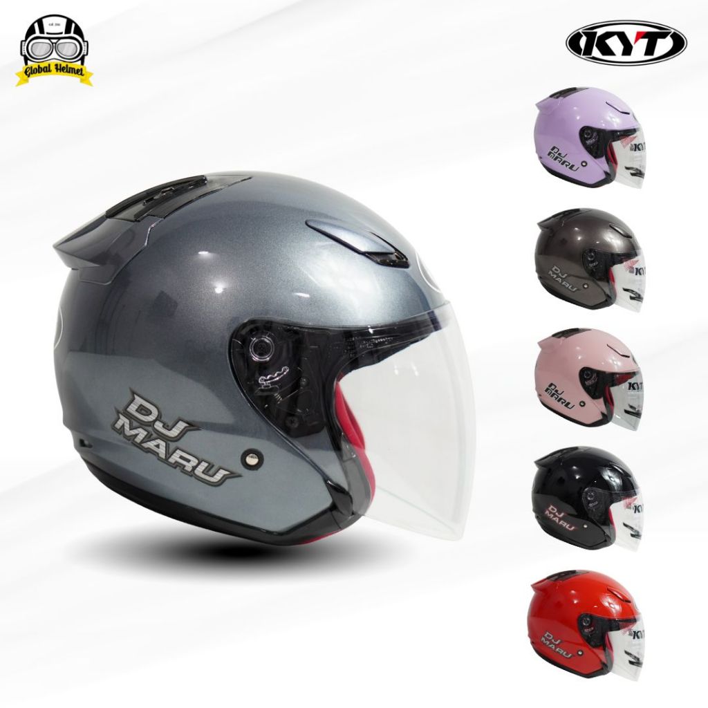 HELM KYT DJ MARU POLOS XXL / SIZE BESAR / UKURAN XXL LIMITED EDITION Helm