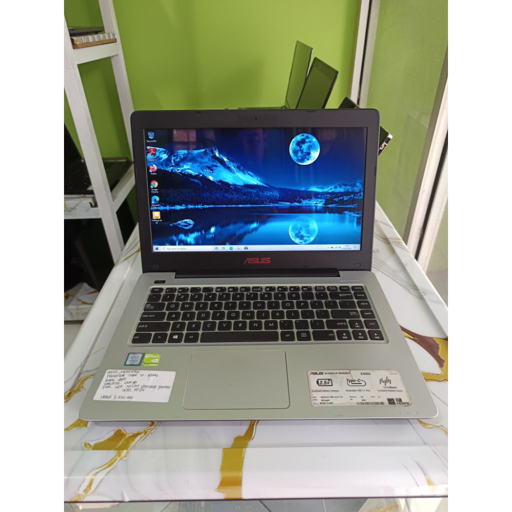 laptop asus x456u intel core i5 gen 7 dual vga ram 8gb