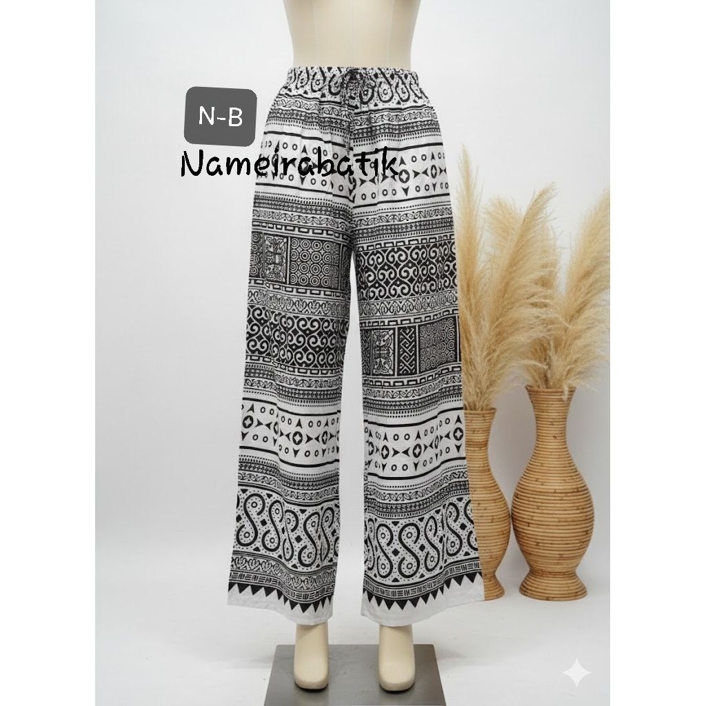Celana Tidur Wanita Celana Panjang Kulot Panjang