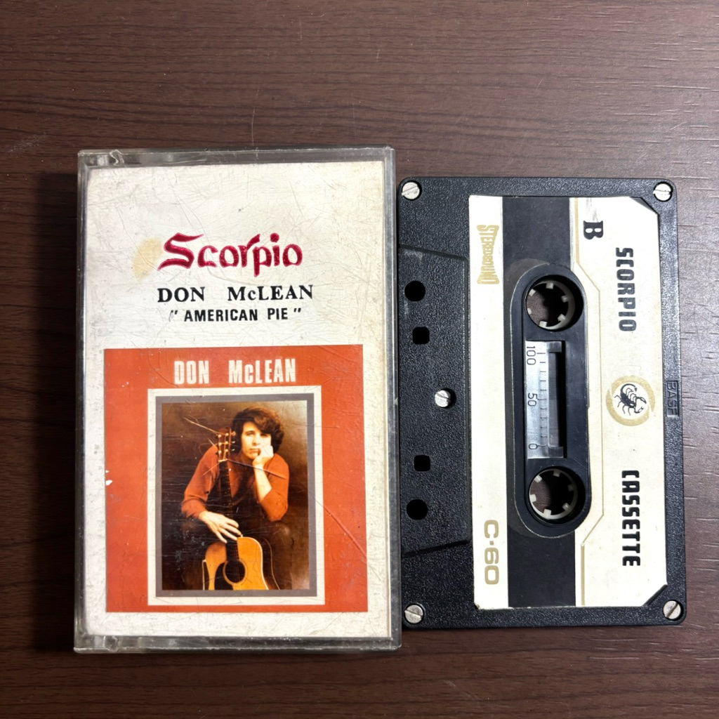 Kaset Pita Don Mc Lean American Pie Album / Folk Rock / Folk Acoustic