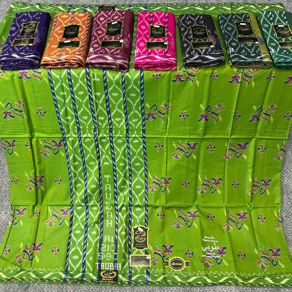 Sarung Taubah ful sutra masterpiece tipe mst kembang Bhs jadul