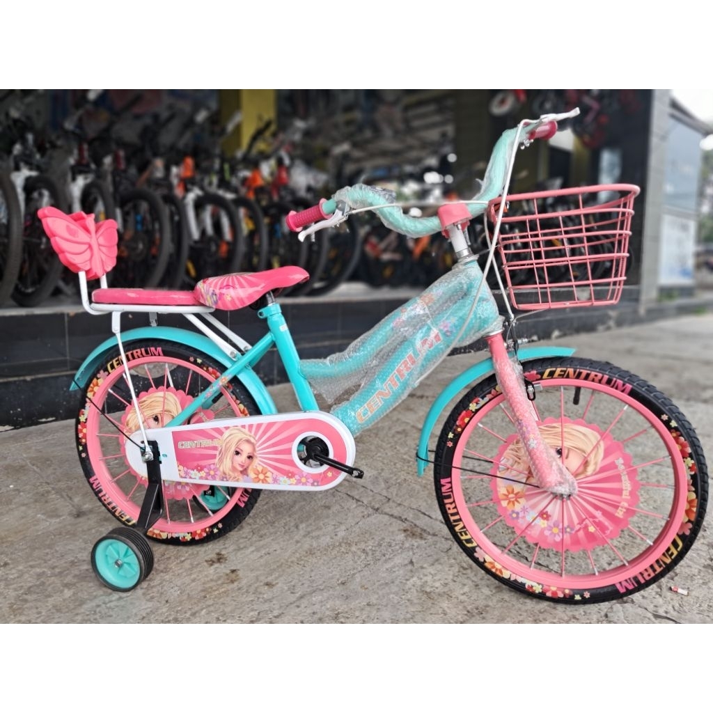 sepeda anak perempuan 6 sampai 9 tahun 16 inchi