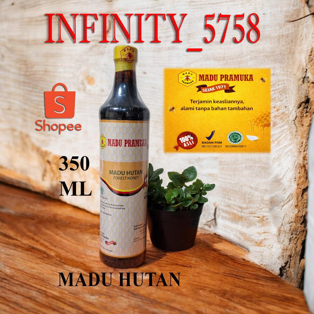 MADU PRAMUKA MADU HUTAN 650 ML (MADU ASLI)