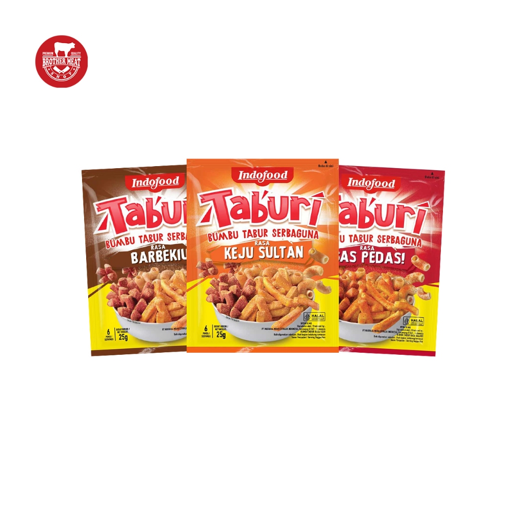 Indofood Taburi 25gr / Bumbu Tabur Kentang Goreng - Brothermeatshop