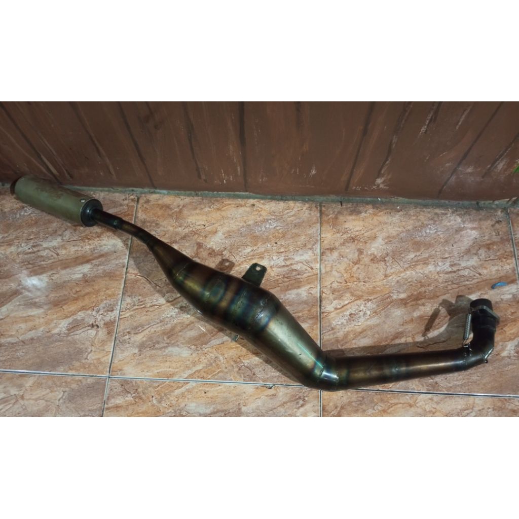 knalpot original suzuki natsume racing 90an ( 2nd )