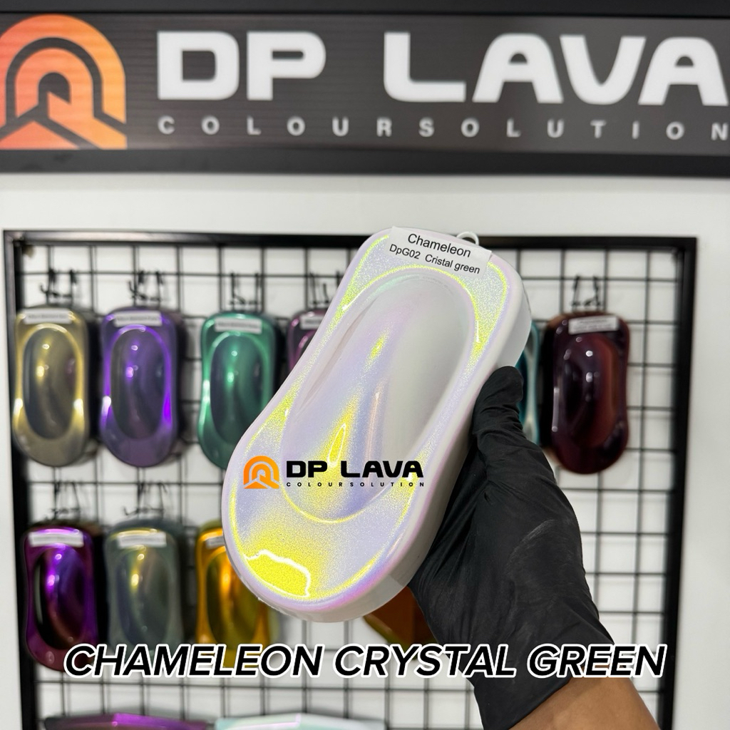 Cat bunglon crystal green DPLAVA PU