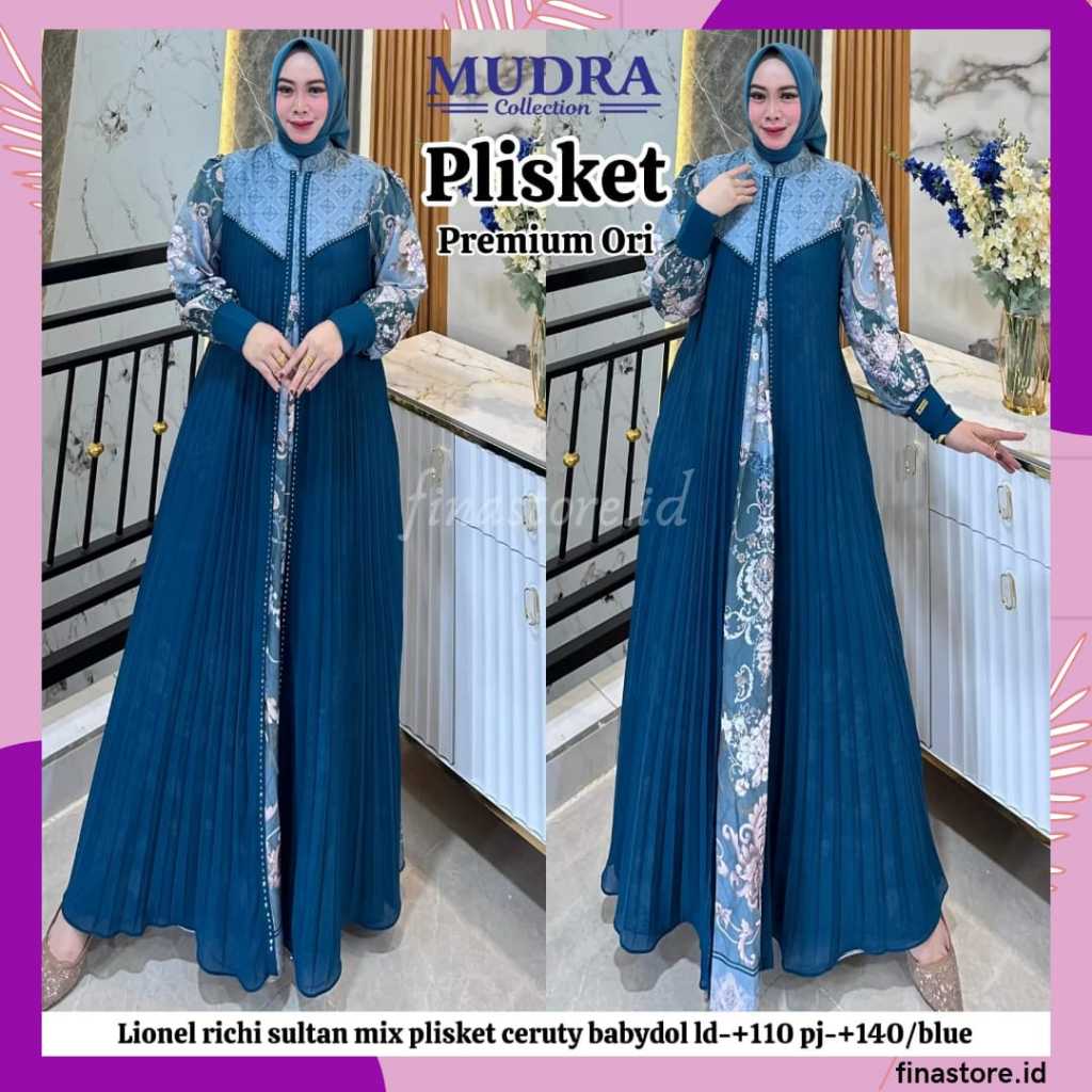 Gamis Mudra Collection / Gamis Terbaru / Gamis Wanita / Gamis Premium / Gamis Pesta / One Set / Sete