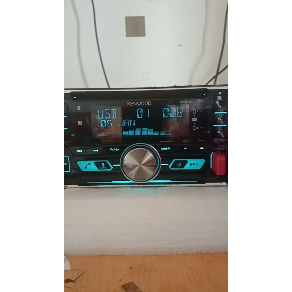 tape mobil double din Kenwood built in bluetooth