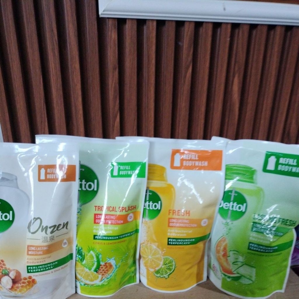 dettol bodywash anti bakteri 410g / 370g