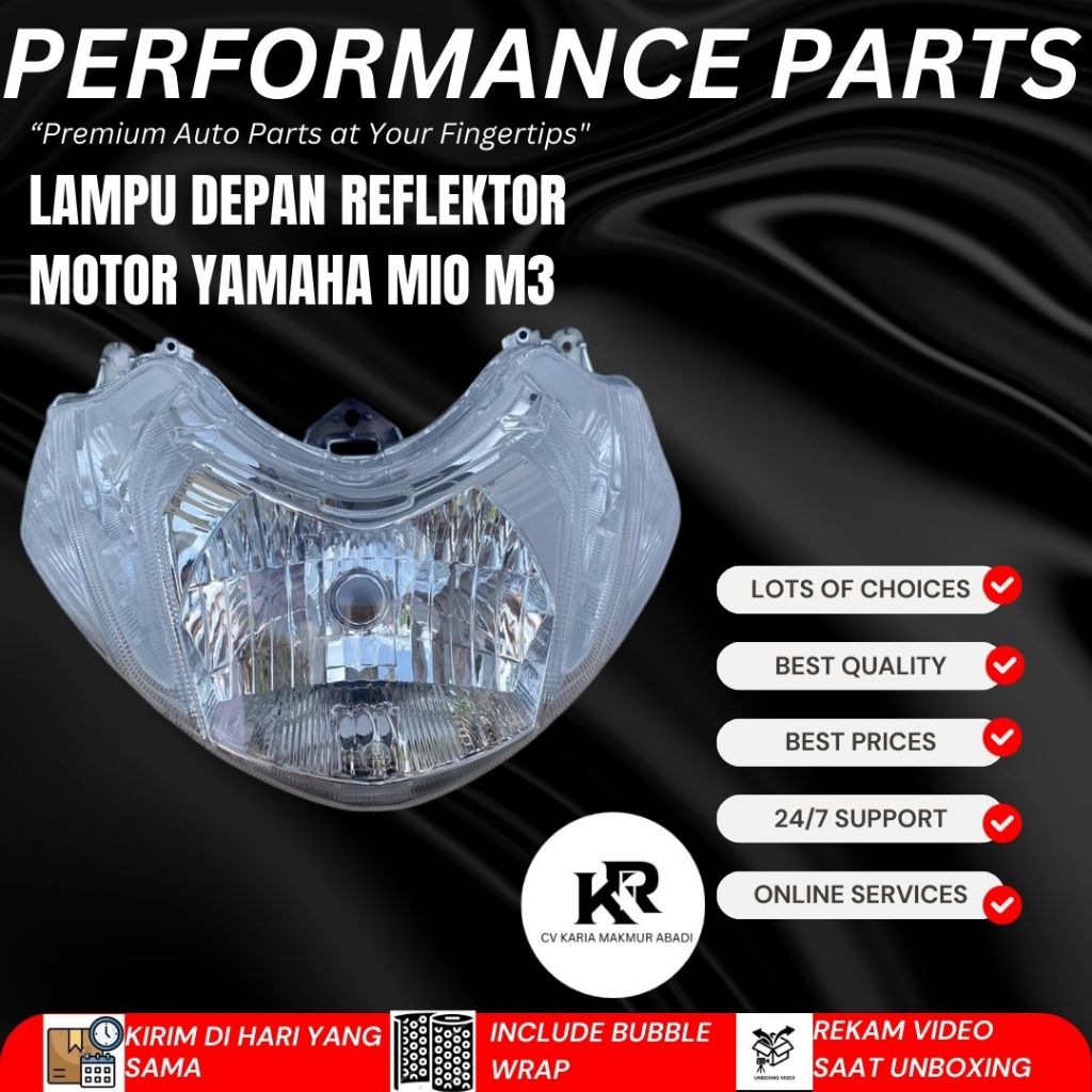 WIN - WIN LAMPU DEPAN REFLEKTOR MOTOR YAMAHA MIO M3 / YAMAHA MIO Z 125 2014 2015 2016 2017
