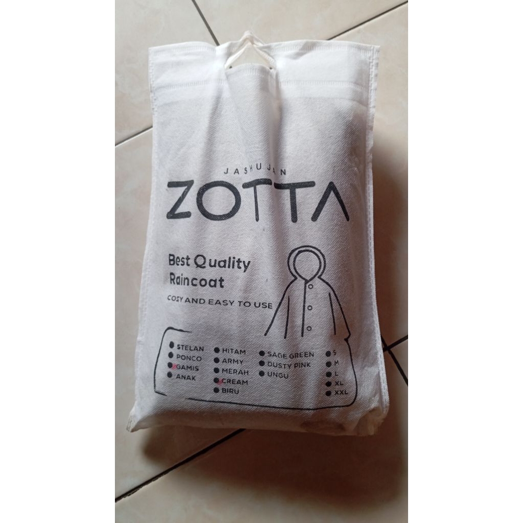 (Preloved) Jas hujan anak zotta
