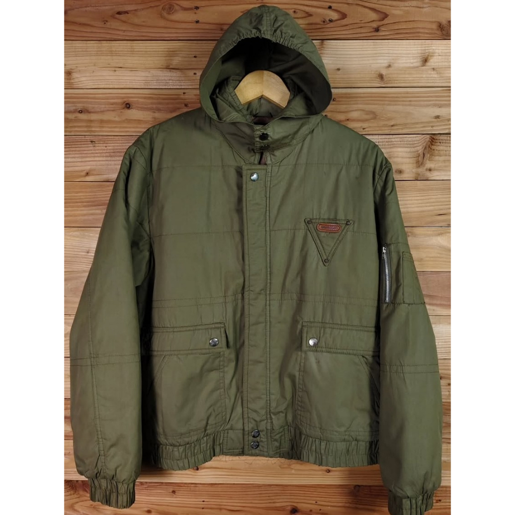 GRANCISCO JAPAN OLIVE GREEN JACKET SIZE L, LD 116