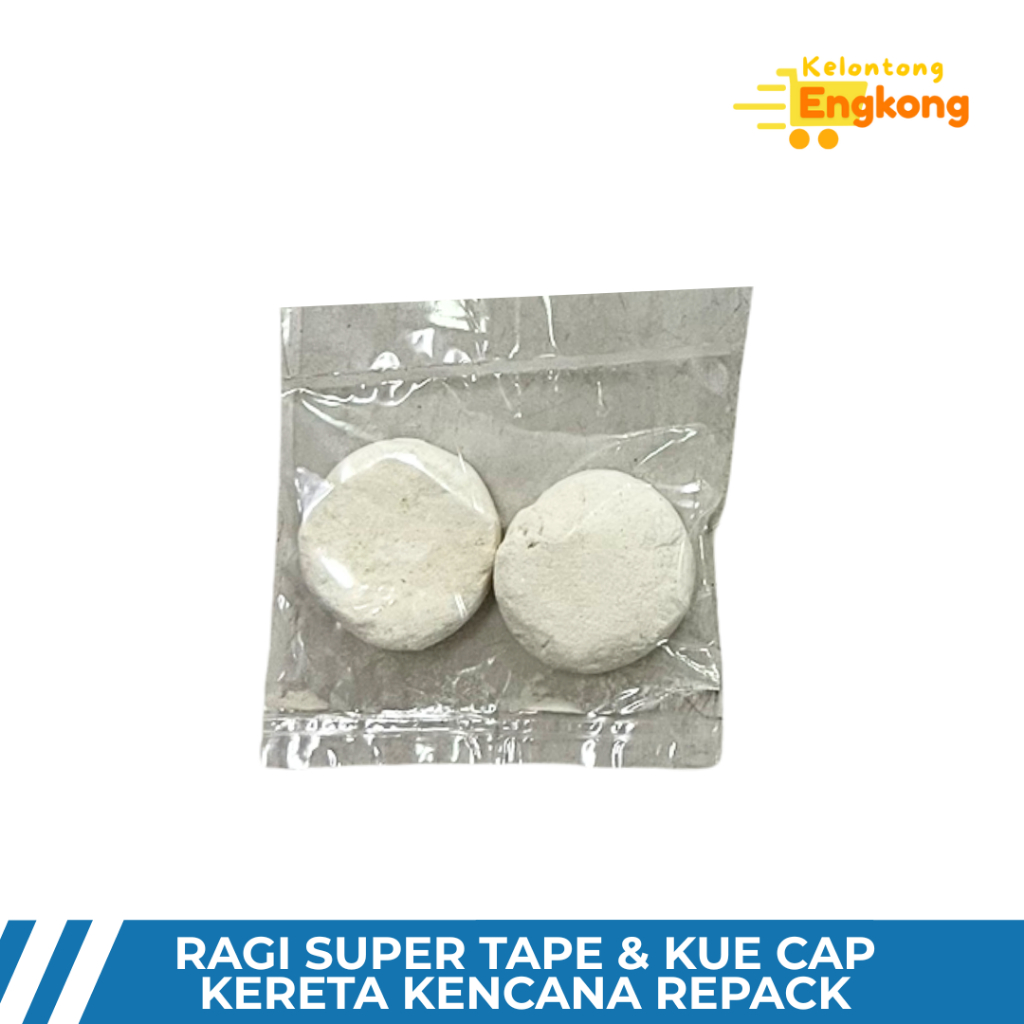 Ragi Super Tape & Kue Cap Kereta Kencana Repack Isi 2 & 1 | Ragi Singkong & Ketan