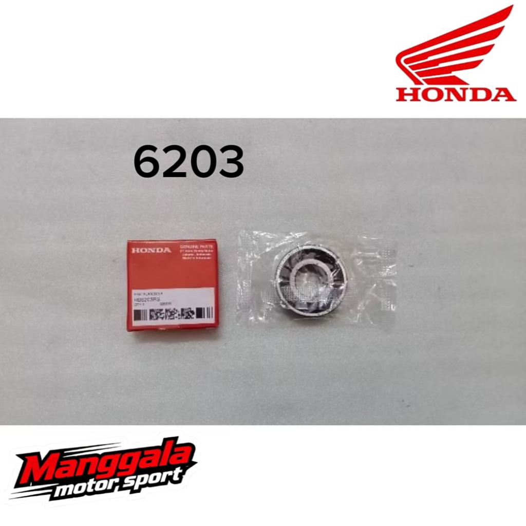 Bearing Roda 6203 Asli AHM HB6203RS