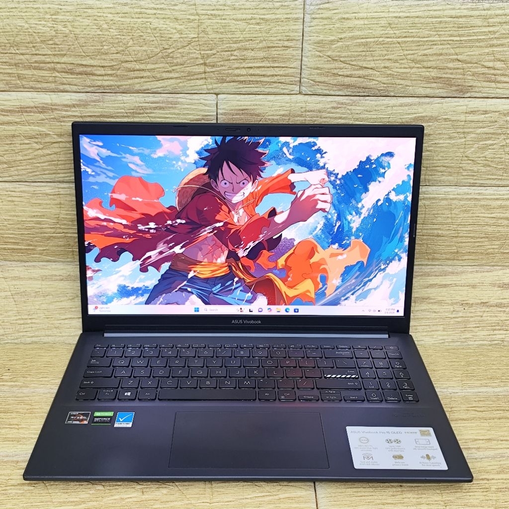 Laptop 2nd ASUS VIVOBOOK M3500QC AMD Ryzen 9 5900HX RAM 16GB SSD 512GB RTX 3050 OLED
