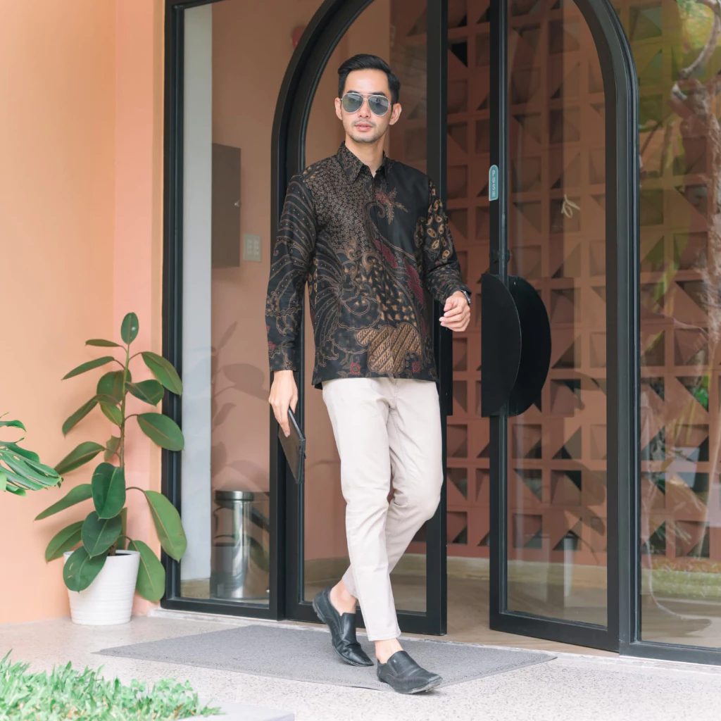 CTRL+ FASHION - ROK PLISKET COUPLE BATIK KEMEJA LENGAN PANJANG / BATIK COUPLE PASANGAN / SERAGAMAN K