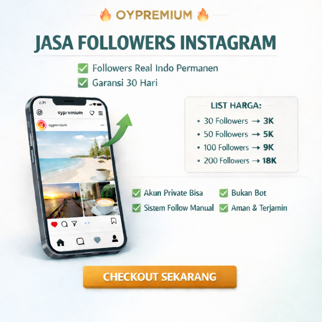 Jasa Followers Instagram Real Indo Permanen | Akun Private Bisa | Bukan Bot | Manual Follow | Garans