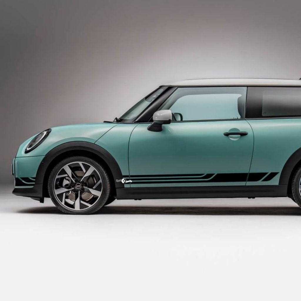 Sticker mobil mini Cooper stiker variasi mobil mini Cooper stiker list minimalist keren tahan air