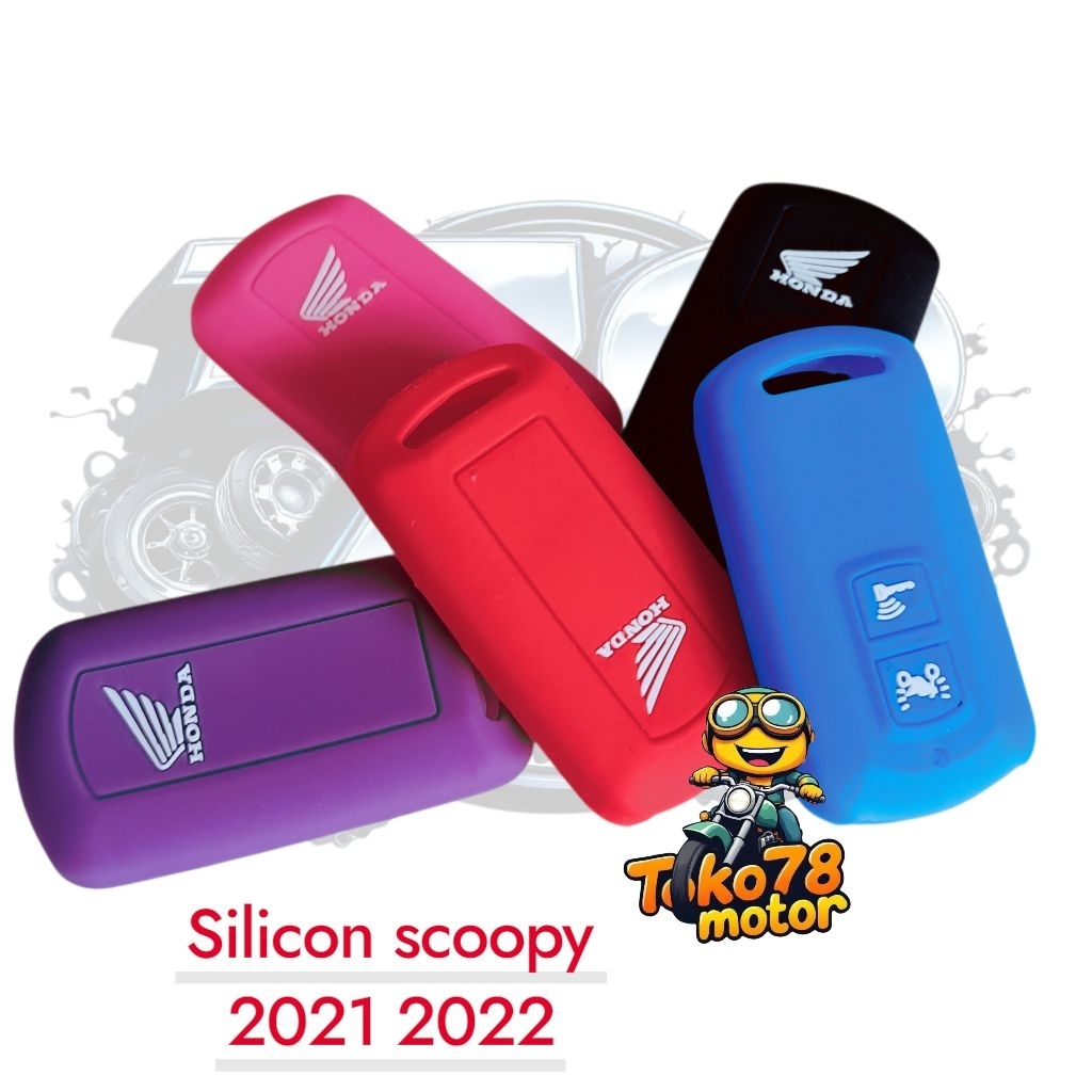 Cover sarung silicon remote Scoopy 2022 2021