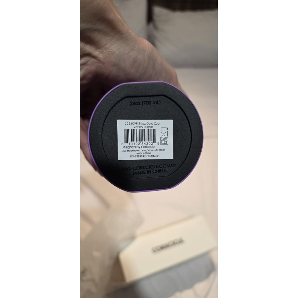 TUMBLER CORKCICLE Cold Cup 24oz Varsity Purple/Ungu
