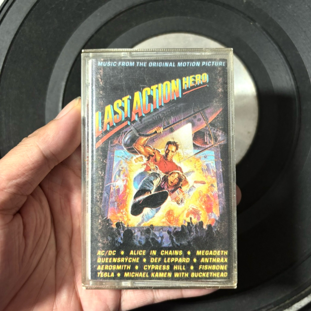 Kaset Pita Last Action Hero (ACDC Megadeth Anthrax Alice in Chains Def Leppard) Rock Album
