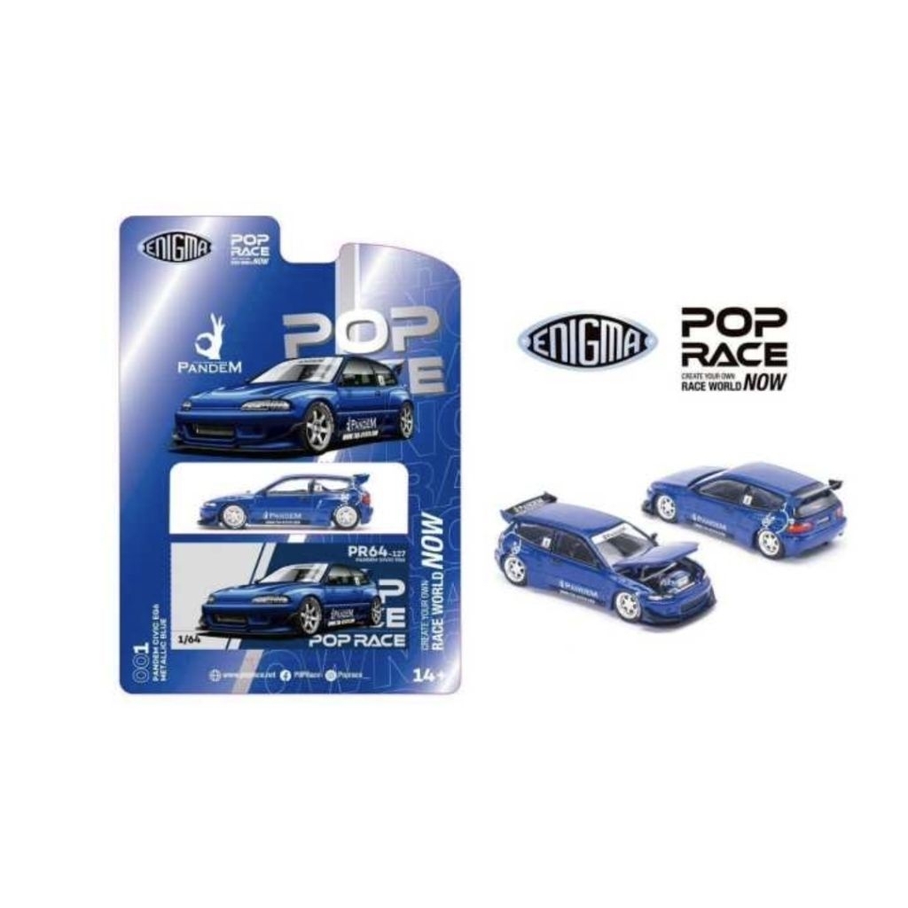 POP RACE Pandem Honda Civic EG6 Blister