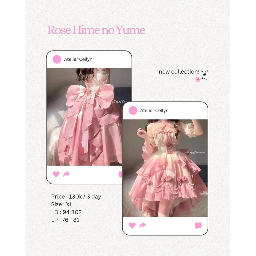 RENTAL DRESS PRINCESS