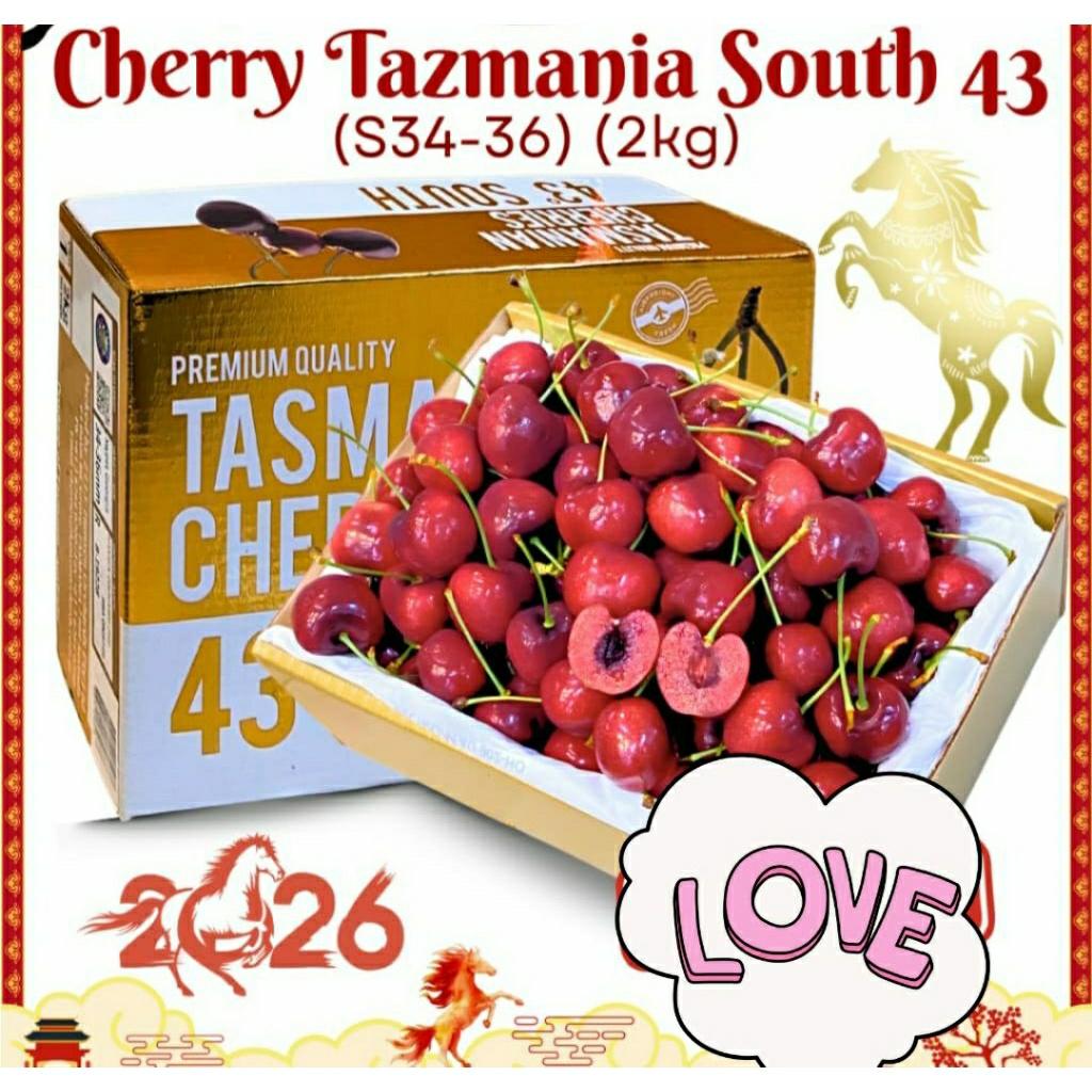 cherry tasmania size 34-36 2kg dus