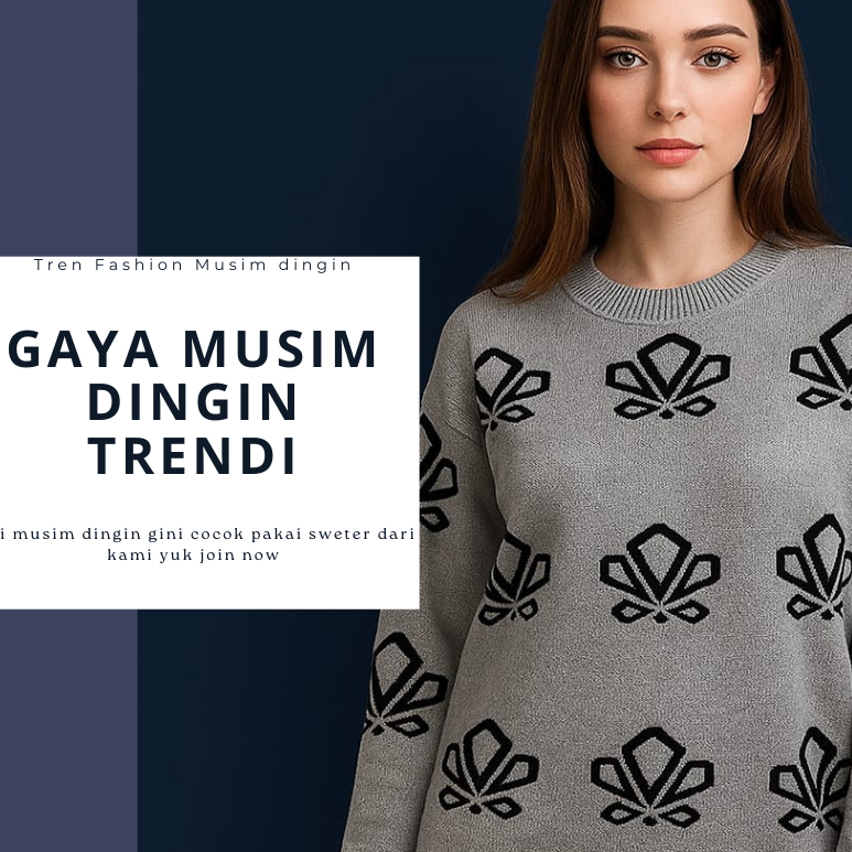 SWEATER RAJUT WANITA KOREA