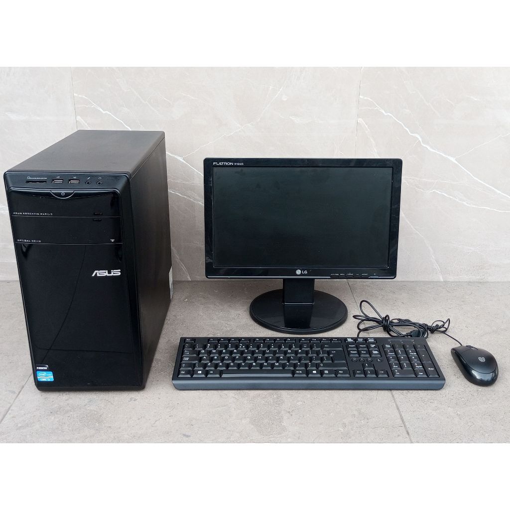 PROMO PC Komputer Siap Pakai Core i3 | RAM 4GB | HDD 500 GB | Monitor 16” | Windows 10 | Garansi