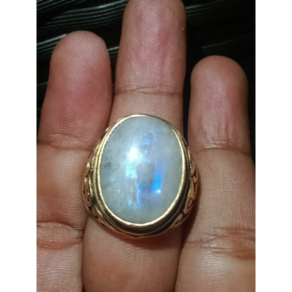 natural batu akik biduri bulan air laut