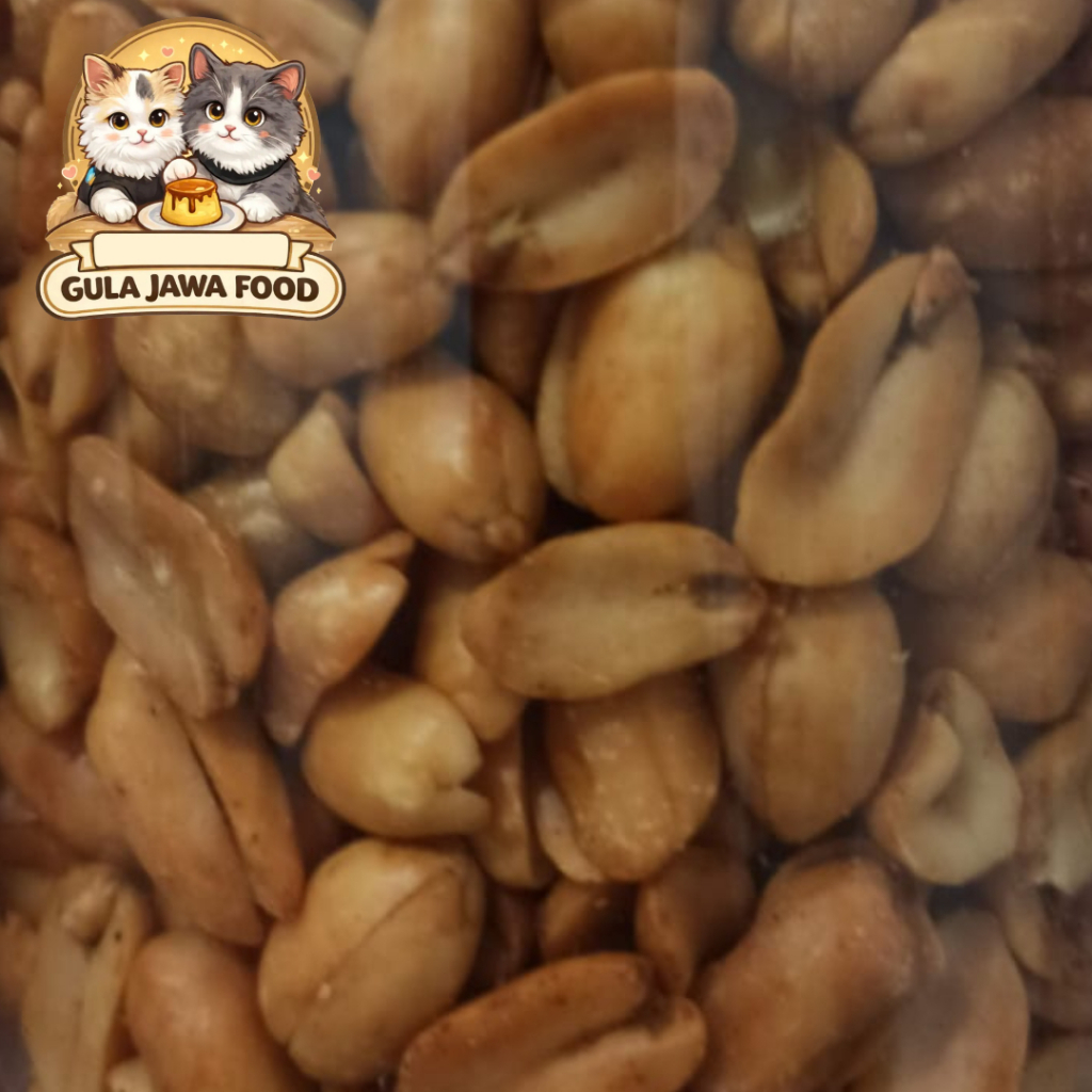 Gula Jawa Food Kacang Bawang Bali Kemasan Toples Plastik 500ml Snack Premium Jajanan Jadul Lebaran [