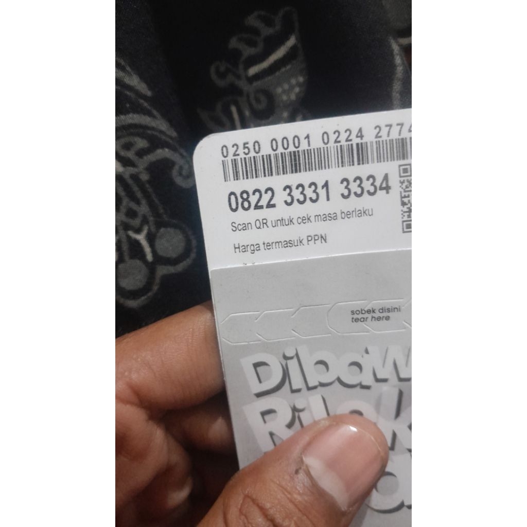 Nomor Cantik Simpati Telkomsel O822 3331 3334