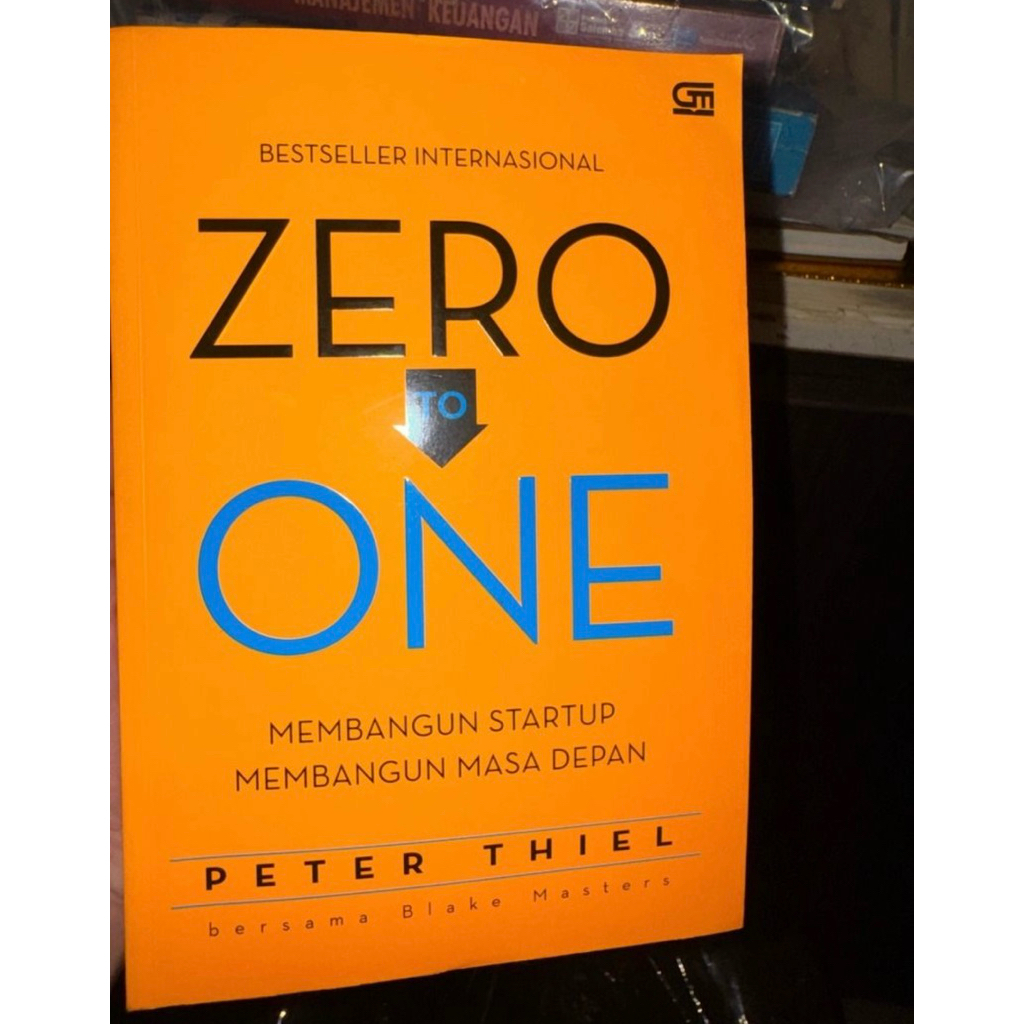 BUKU(preloved ori)ZERO TO ONE&CANTIK ITU LUKA