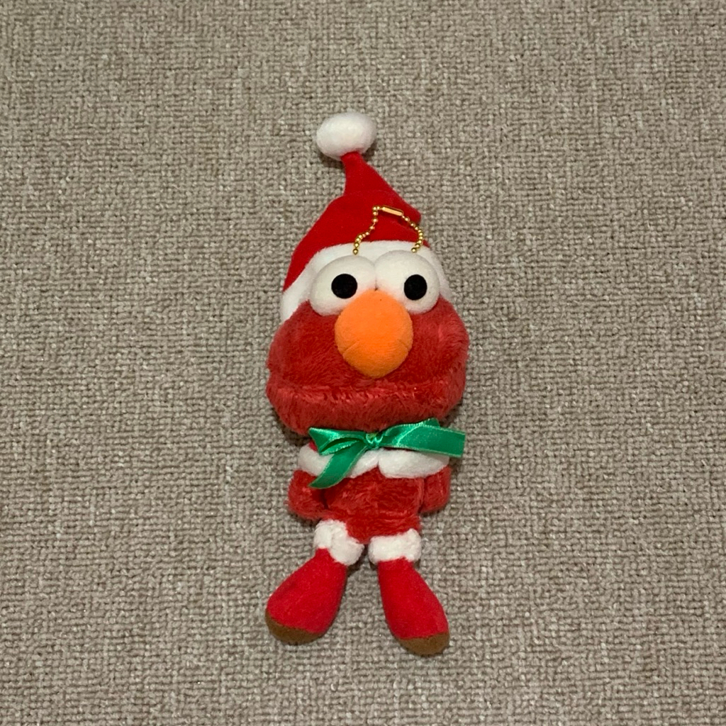 SESAME STREET ELMO Gantungan Kunci Tas Ganci Boneka Original