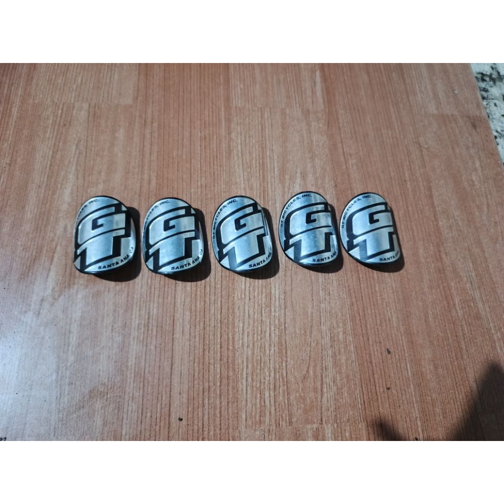 emblem sepeda bmx gt bahan plastik nos antiq