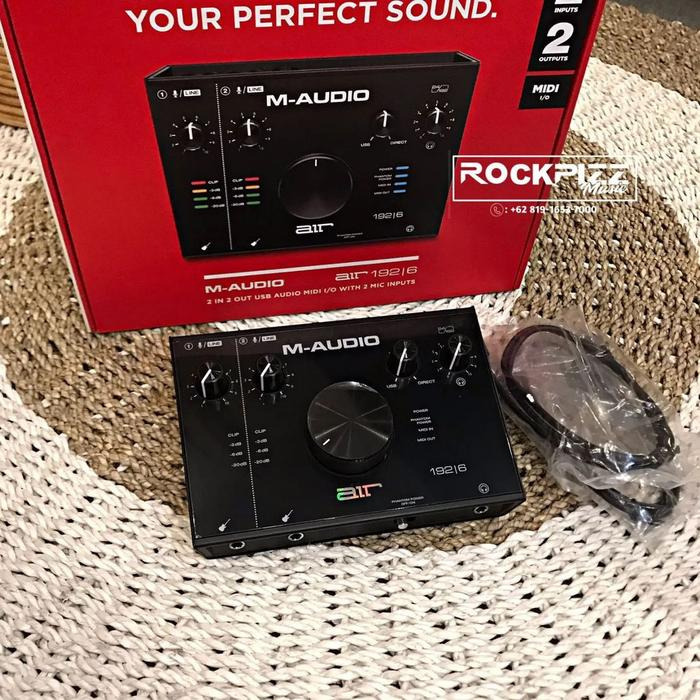 M-AUDIO AIR 192/6 1926 192 6 AUDIO RECORDING INTERFACE SOUNDCARD
