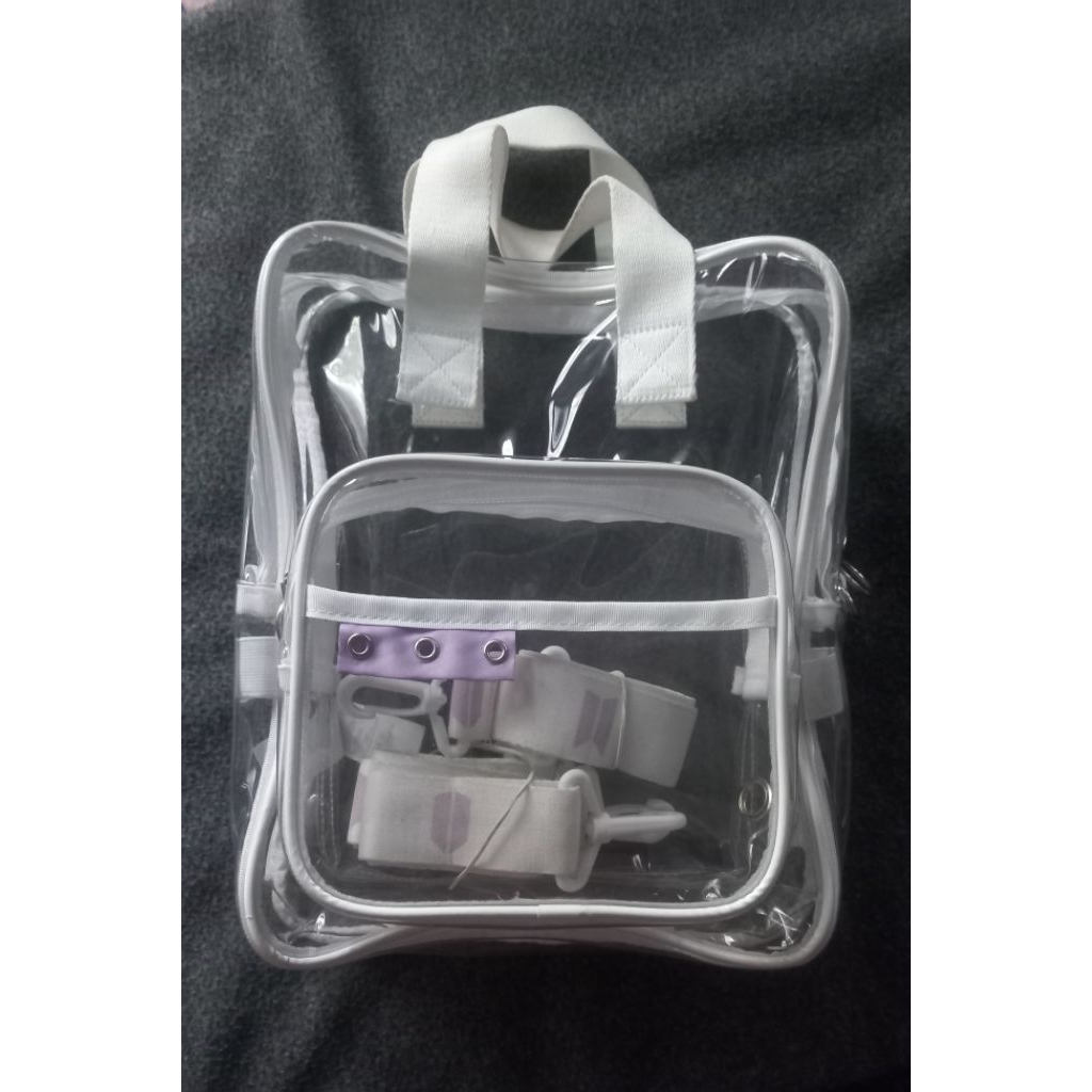 Clear Bag Tas PVC BTS ARMY Merch Box #7 OFFICIAL [Preloved]