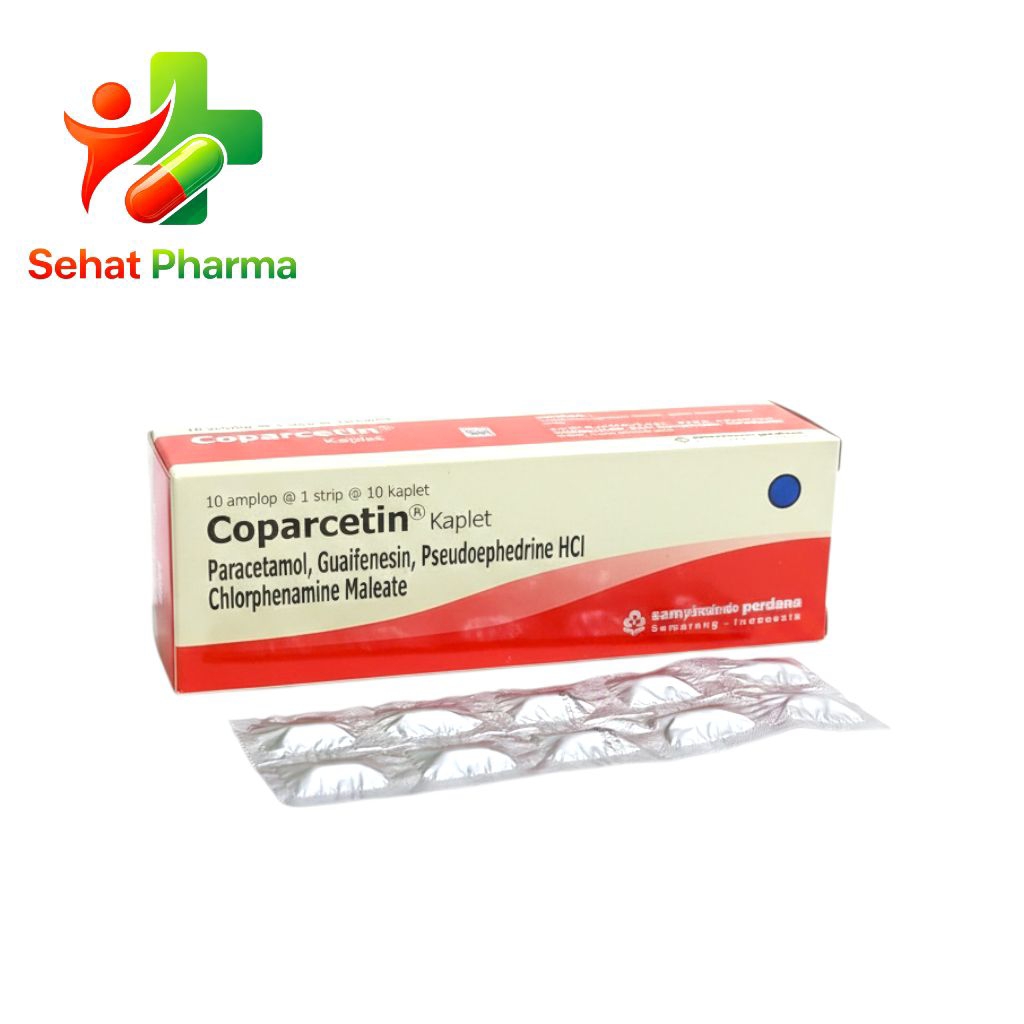 Coparcetin Membantu Gejala Flu Dan Batuk 1 strip isi 10 tablet