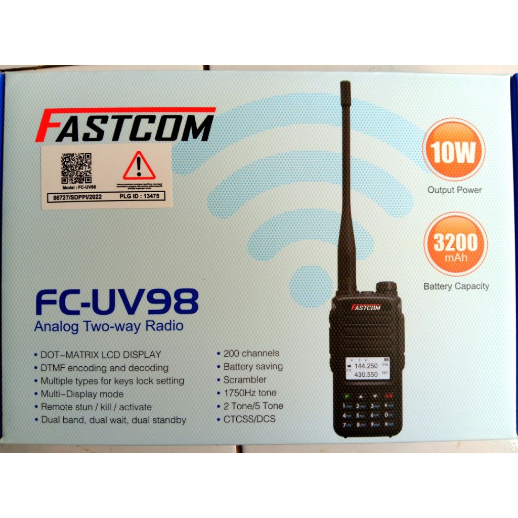 HT Fastcom UV-98 dual band 10watt