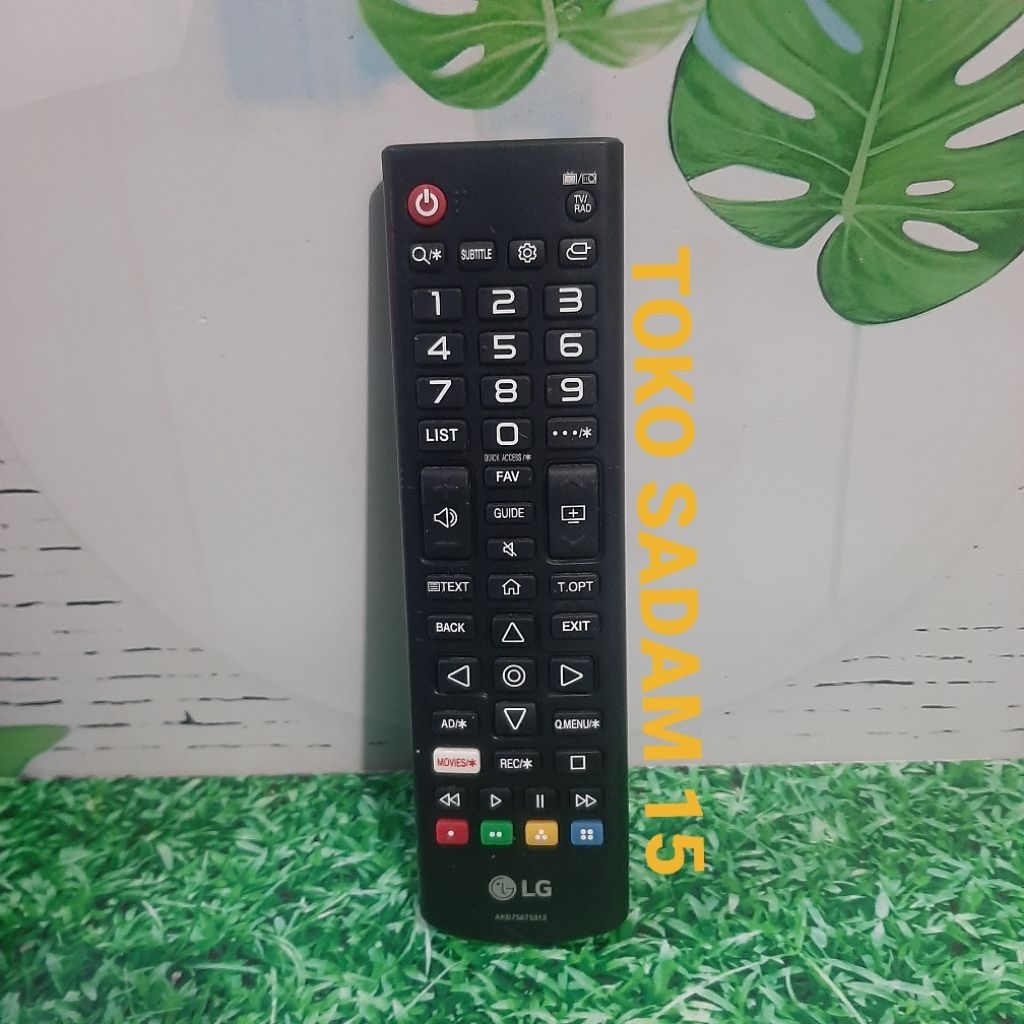 REMOTE REMOT SMART TV LED LG AKB75675312 ORIGINAL