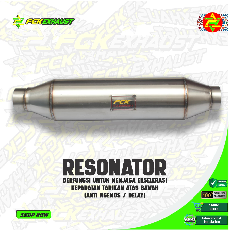 CENTERPIPE DUAL RESONATOR MAZDA 3 HB Knalpot Mobil Fck Exhaust